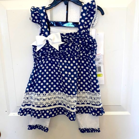 Rare Editions Matching Sets Rareeditions 2 Piece Set Blue White